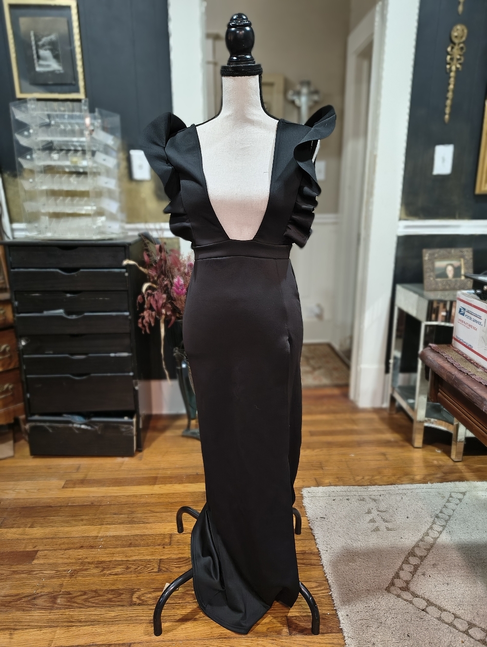 Nasty gal plunging necklinedress